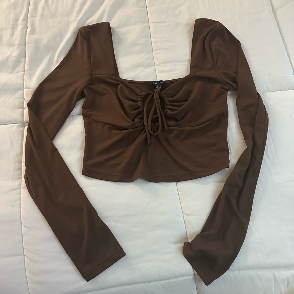 Size s square neck crop top